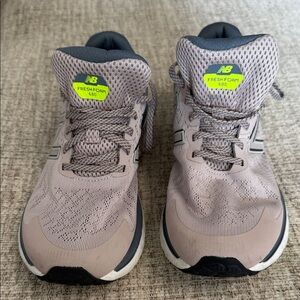 New Balance Fresh Foam 680 Gray and Pink Sneakers